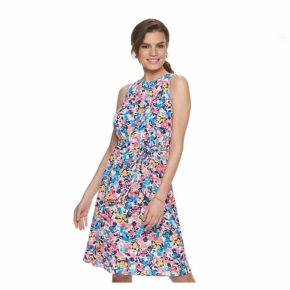 Pretty Juicy Couture Cinched Halter Dress Size L NWT - Picture 1 of 9
